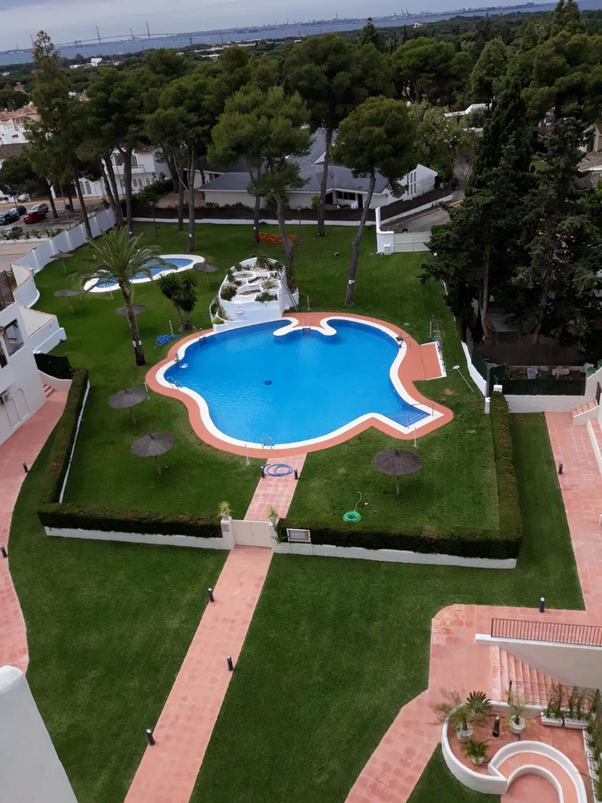 Atico Vistahermosa Piscinas vista Bahía El Puerto de Santa María Exterior foto