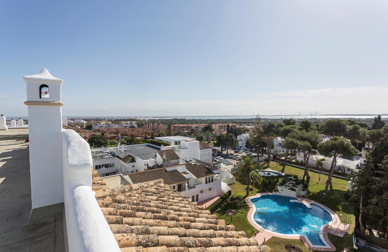 Atico Vistahermosa Piscinas vista Bahía El Puerto de Santa María Exterior foto
