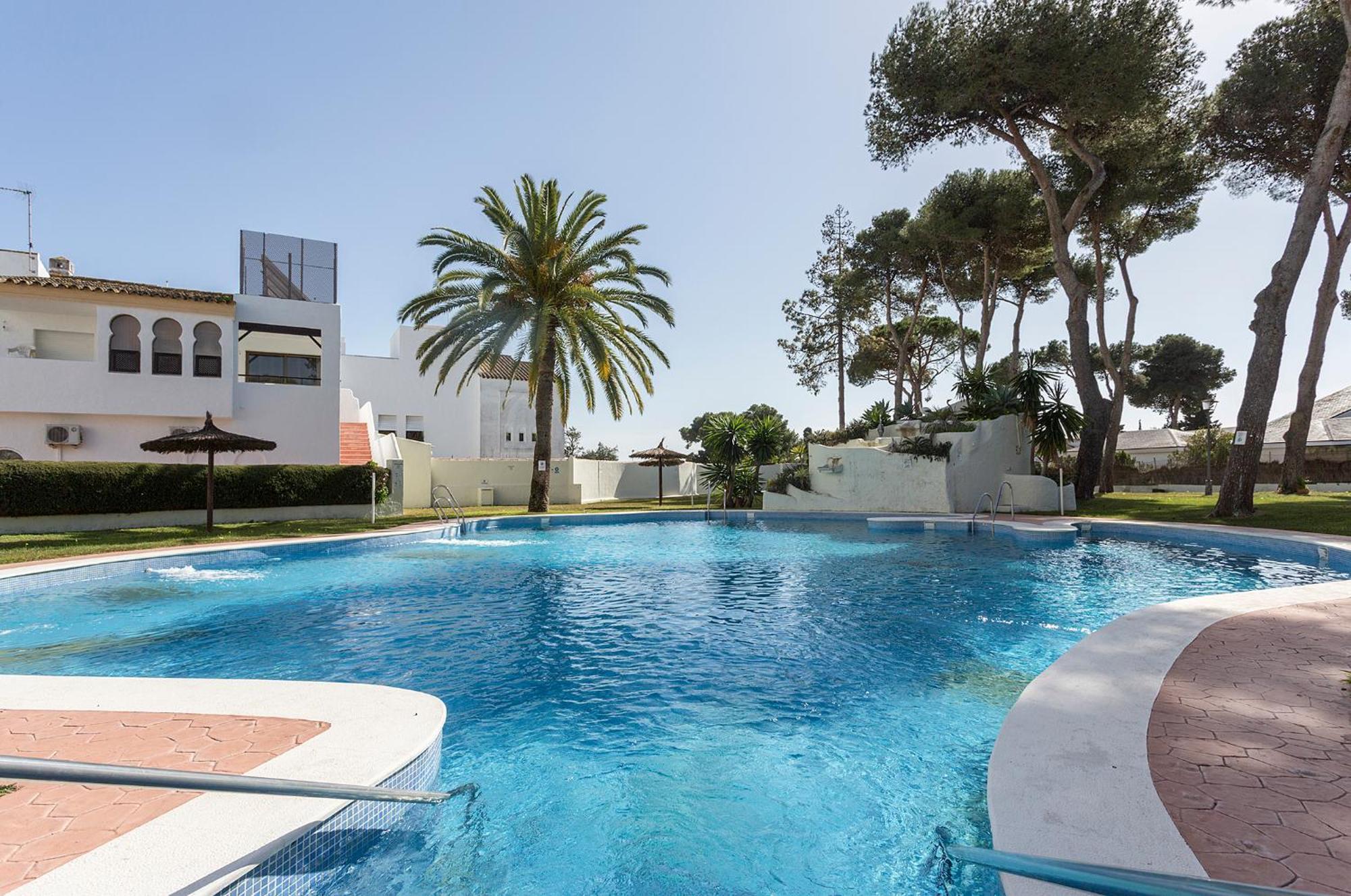 Atico Vistahermosa Piscinas vista Bahía El Puerto de Santa María Exterior foto